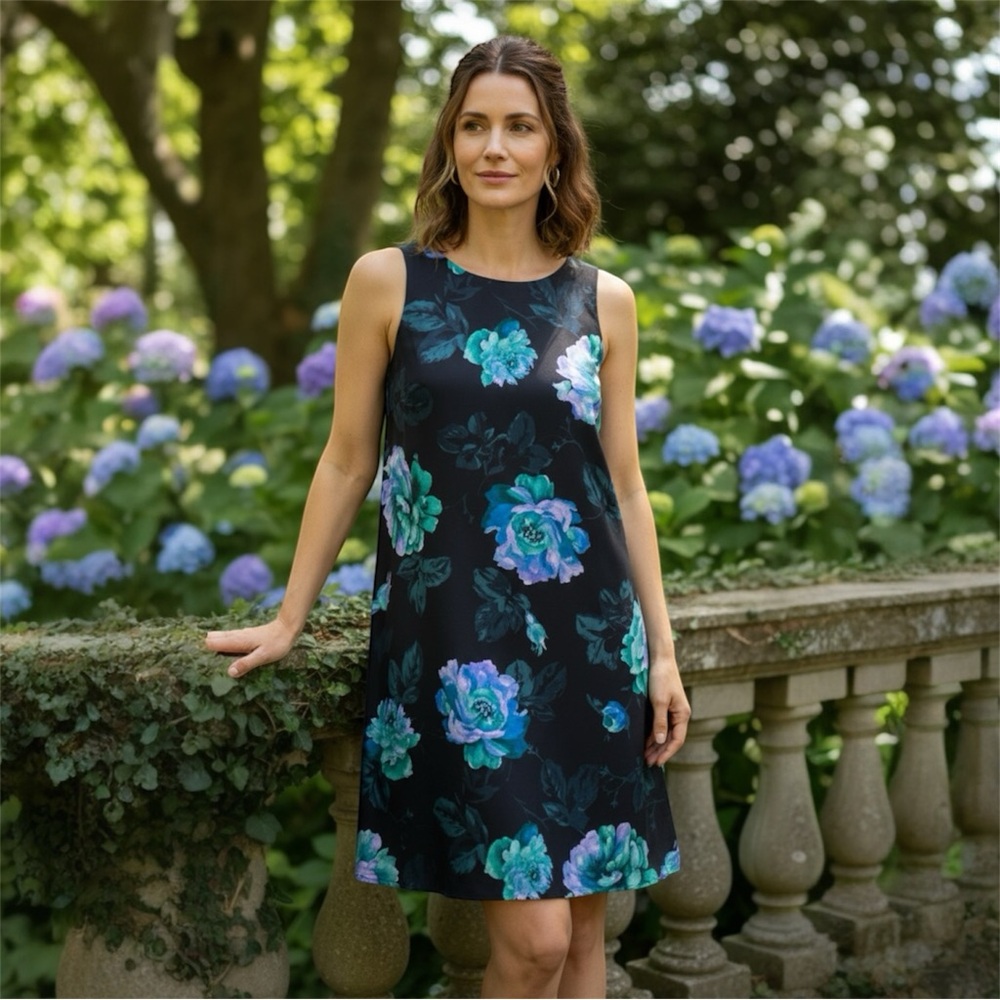 ✧ Floral shift dress